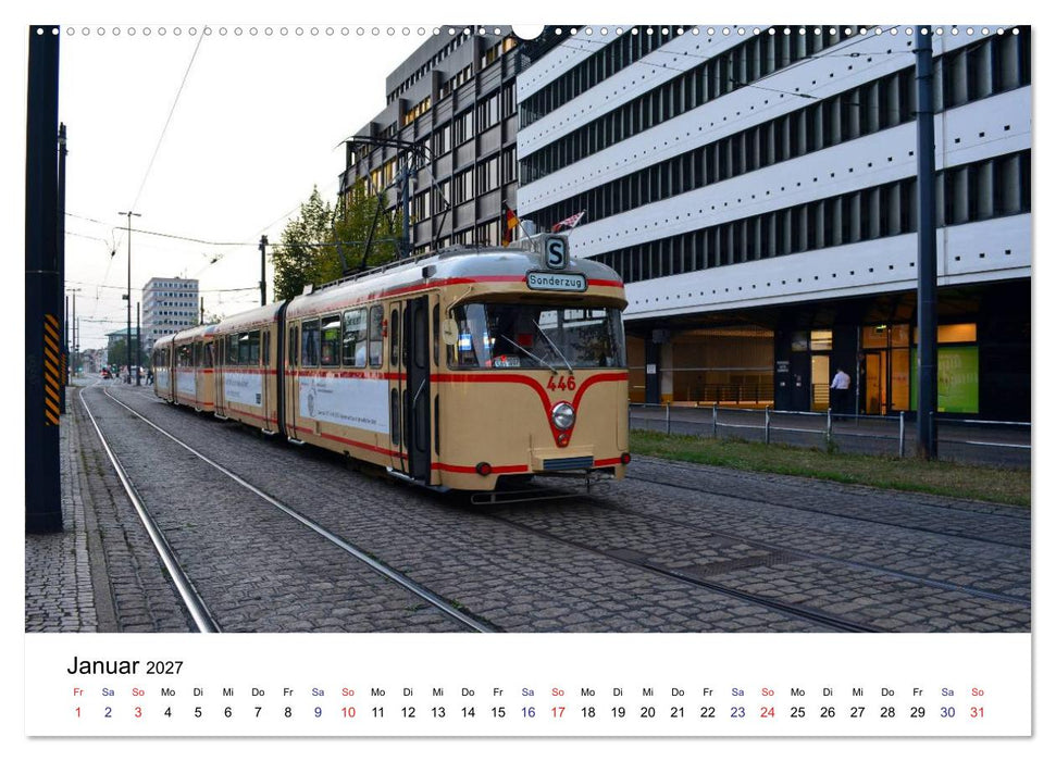 Straßenbahnen in Europa (CALVENDO Premium Wandkalender 2027)