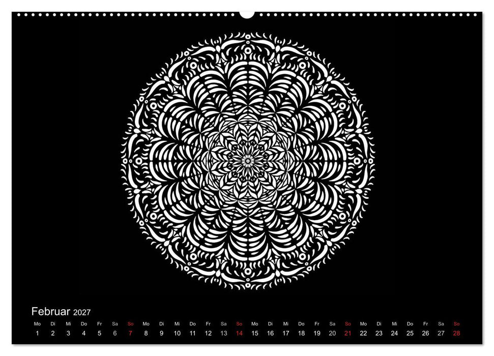 Entspannung und Ruhe durch Mandalas (CALVENDO Wandkalender 2027)