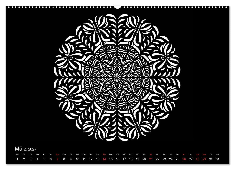 Entspannung und Ruhe durch Mandalas (CALVENDO Wandkalender 2027)
