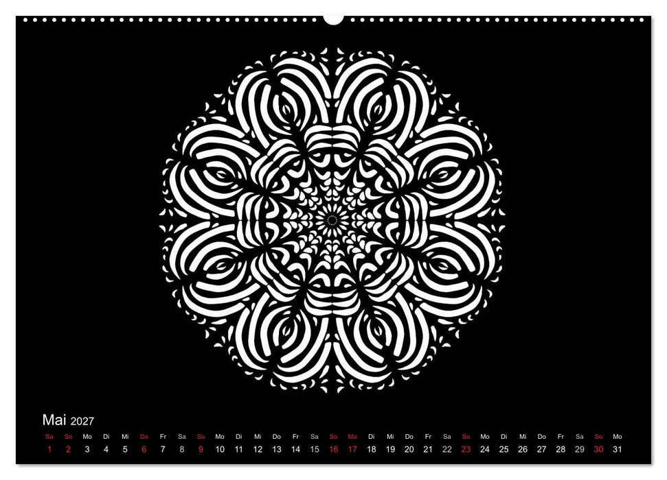 Entspannung und Ruhe durch Mandalas (CALVENDO Wandkalender 2027)