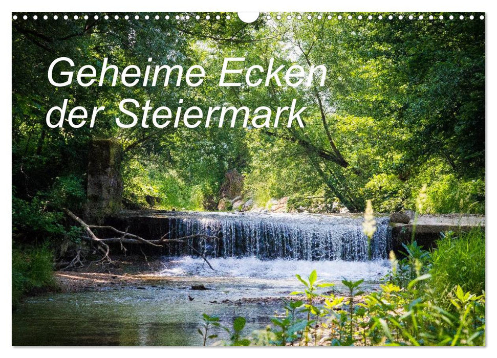 Geheime Ecken der Steiermark (CALVENDO Wandkalender 2027)