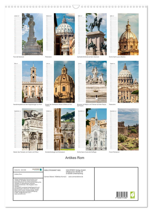 Antikes Rom (CALVENDO Wandkalender 2027)
