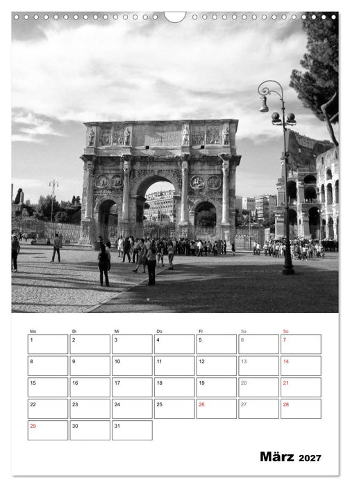 Die ewige Stadt Rom (CALVENDO Wandkalender 2027)