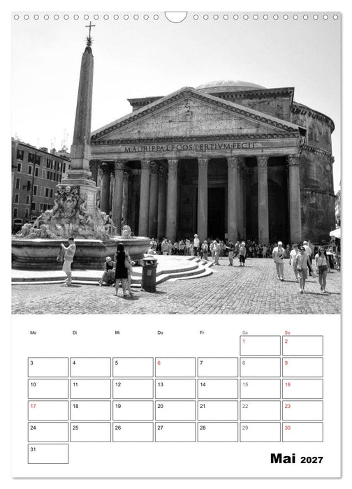 Die ewige Stadt Rom (CALVENDO Wandkalender 2027)