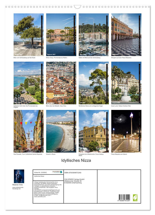 Idyllisches Nizza (CALVENDO Wandkalender 2027)