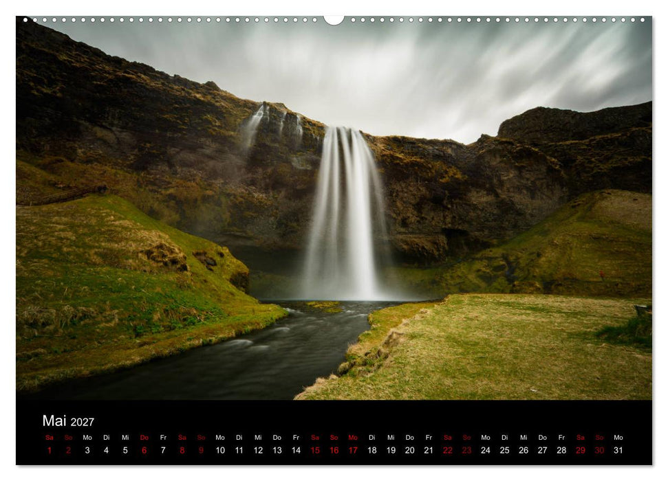 Island - Unberührte Landschaften (CALVENDO Wandkalender 2027)