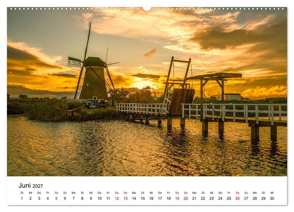 Märchenhafte Windmühlen (CALVENDO Premium Wandkalender 2027)