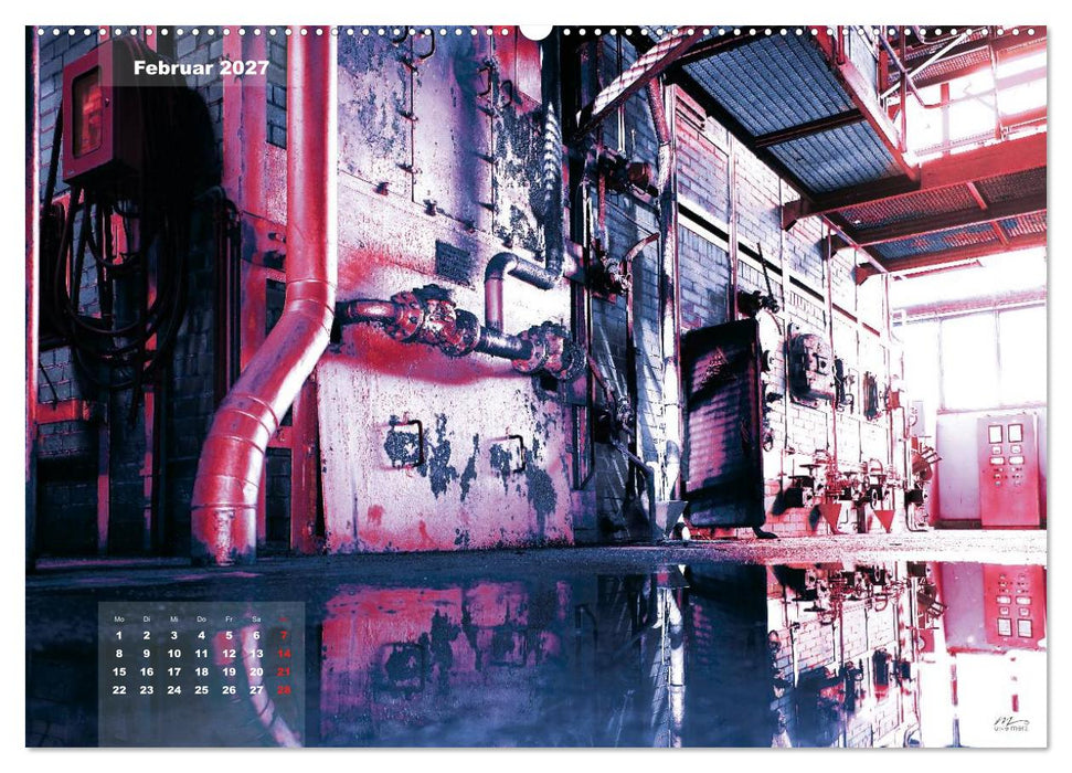 AUSSER BETRIEB - Industriekultur mit PopArt-Einflüssen (CALVENDO Wandkalender 2027)