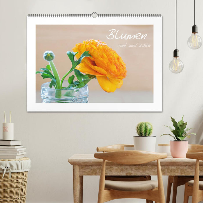 Blumen zart und schön (CALVENDO Wandkalender 2027)