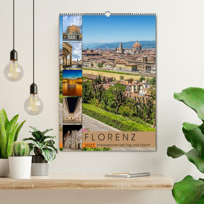 FLORENZ Impressionen bei Tag und Nacht (CALVENDO Wandkalender 2027)