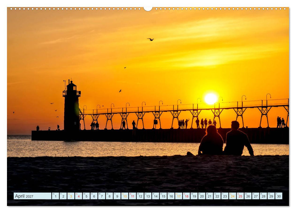 Leuchttürme - maritime Wegweiser (CALVENDO Premium Wandkalender 2027)
