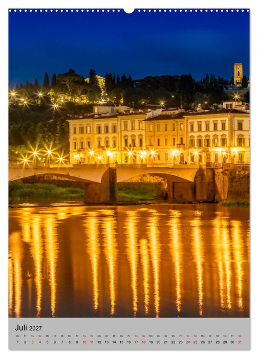 FLORENZ Impressionen bei Tag und Nacht (CALVENDO Premium Wandkalender 2027)