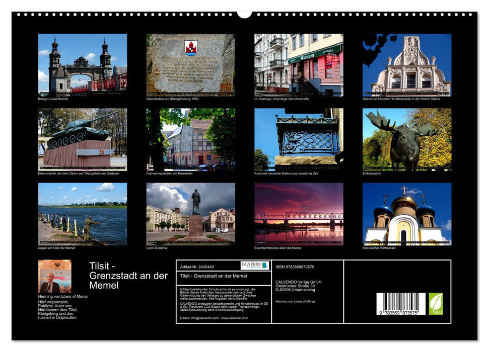 Tilsit - Grenzstadt an der Memel (CALVENDO Premium Wandkalender 2027)