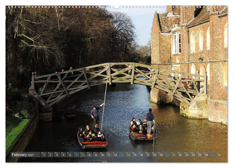The historic Cambridge (CALVENDO Premium-Calendar 2027)