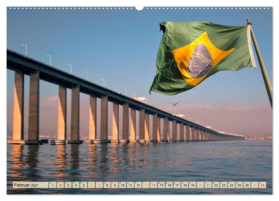 Rio de Janeiro, Stadt des Sonnenscheins (CALVENDO Wandkalender 2027)