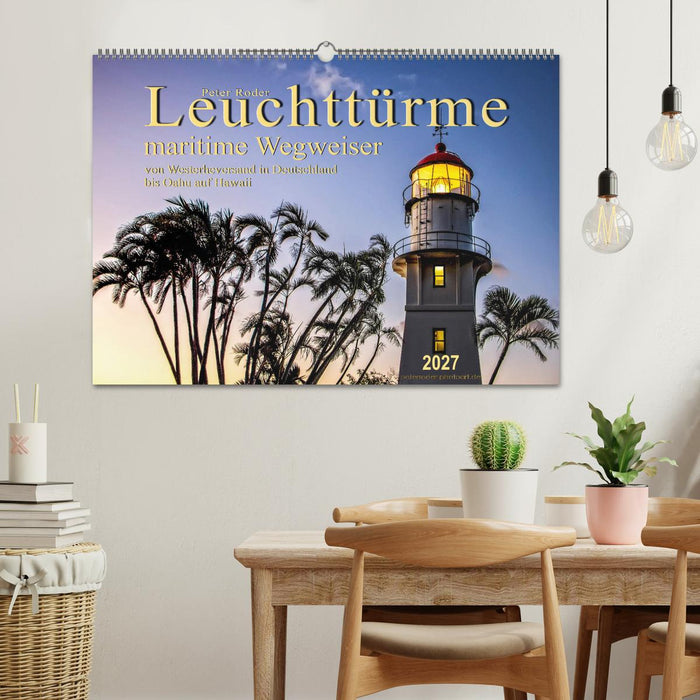 Leuchttürme - maritime Wegweiser (CALVENDO Wandkalender 2027)