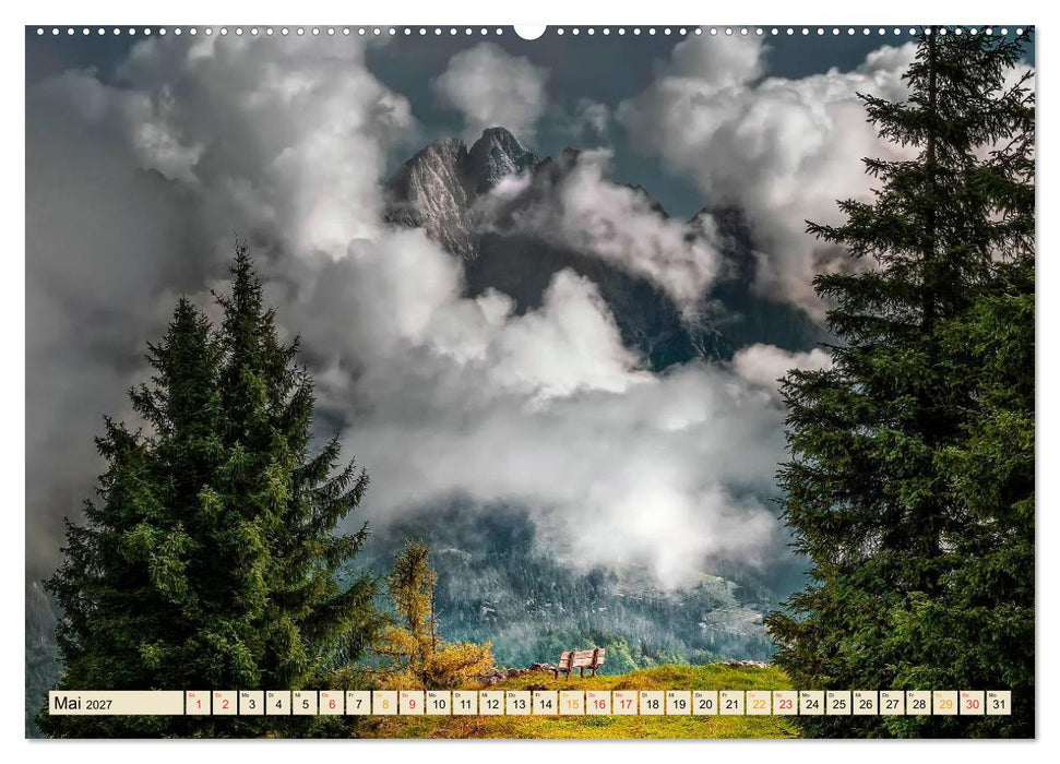 Deutsche Alpen, eine Reise von Lindau am Bodensee bis Berchtesgaden (CALVENDO Wandkalender 2027)