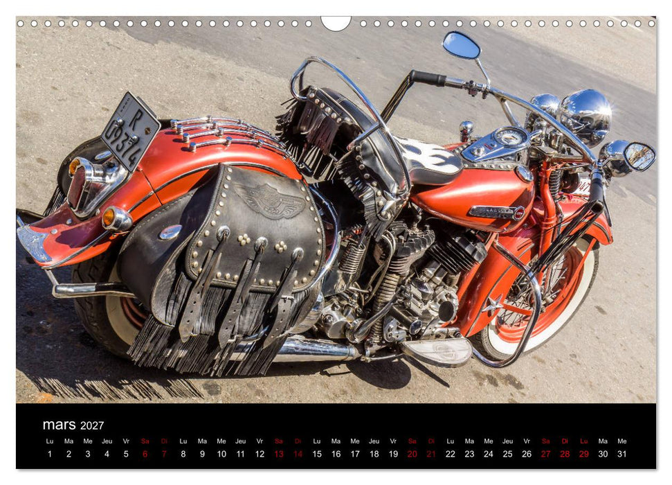 Cuba les belles américaines (CALVENDO Calendrier mensuel 2027)