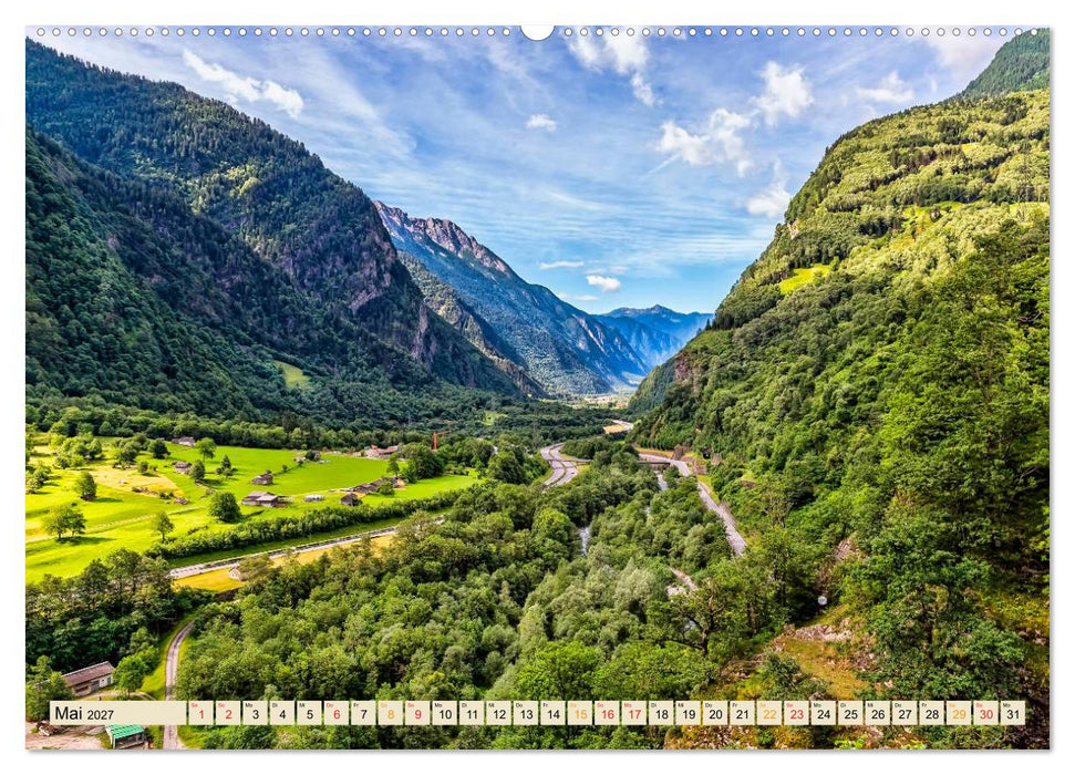 Auf der großen Tour durch die Schweiz, Etappe 1, Appenzell zum Genfer See (CALVENDO Premium Wandkalender 2027)