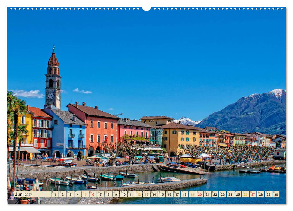 Auf der großen Tour durch die Schweiz, Etappe 1, Appenzell zum Genfer See (CALVENDO Premium Wandkalender 2027)