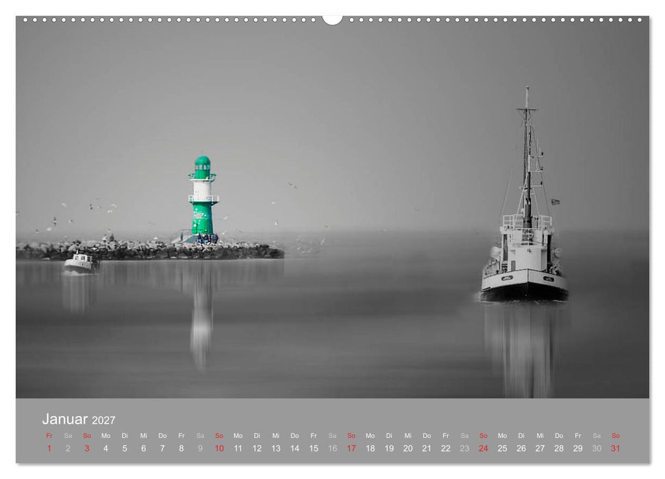 Häfen der Ostsee (CALVENDO Premium Wandkalender 2027)