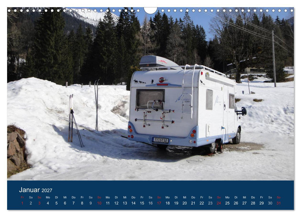 Wohnmobil-Reisen (CALVENDO Wandkalender 2027)