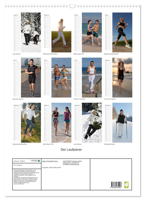 Der Laufplaner (CALVENDO Wandkalender 2027)