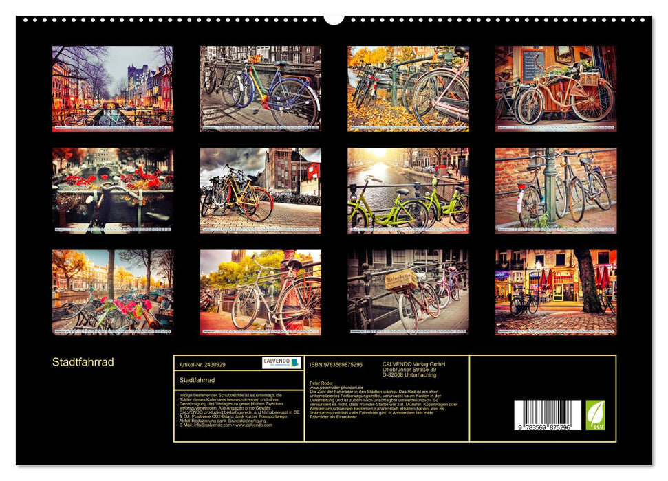 Stadtfahrrad (CALVENDO Premium Wandkalender 2027)