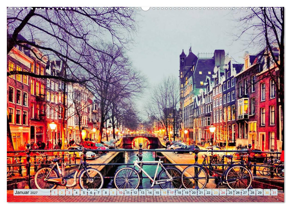 Stadtfahrrad (CALVENDO Premium Wandkalender 2027)