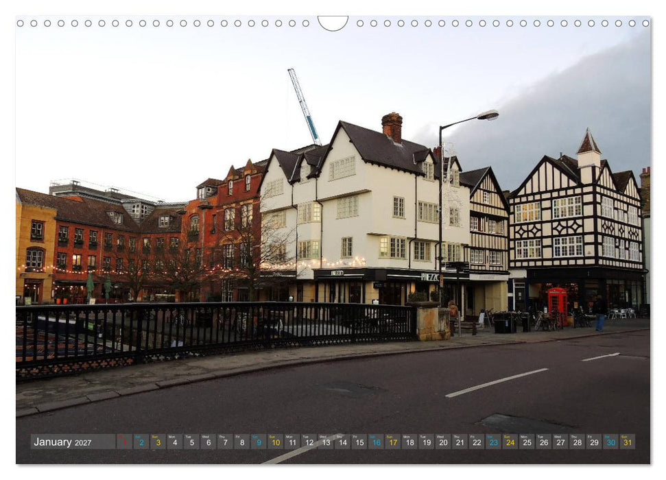 The historic Cambridge (CALVENDO Monthly Calendar 2027)