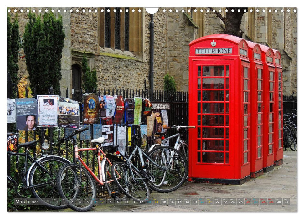 The historic Cambridge (CALVENDO Monthly Calendar 2027)