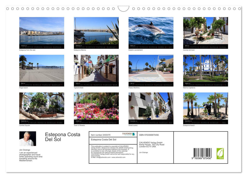 Estepona Costa Del Sol (CALVENDO Monthly Calendar 2027)