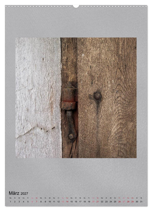 Holz in alten Verbindungen (CALVENDO Premium Wandkalender 2027)