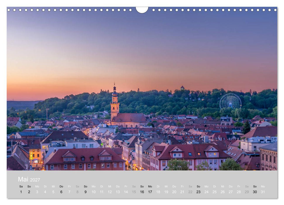 Hugenottenstadt Erlangen 2027 (CALVENDO Wandkalender 2027)