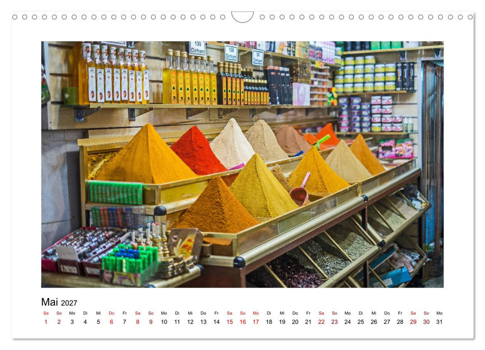 Marokko - Farbenfrohe Märkte (CALVENDO Wandkalender 2027)
