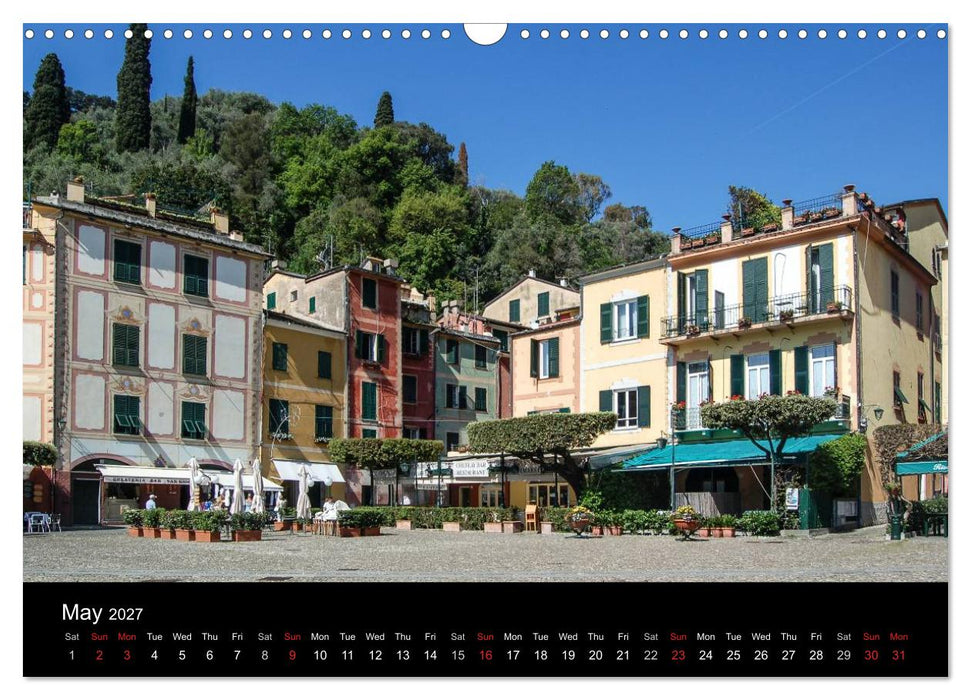 Portofino the Italian Riviera (CALVENDO Monthly Calendar 2027)