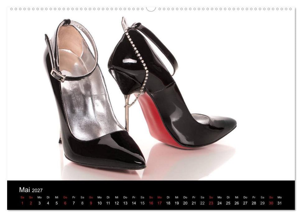Farbenfrohe High Heels (CALVENDO Wandkalender 2027)