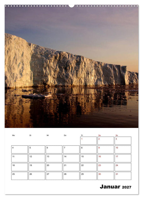Die Eisberge von Ilulissat (CALVENDO Wandkalender 2027)