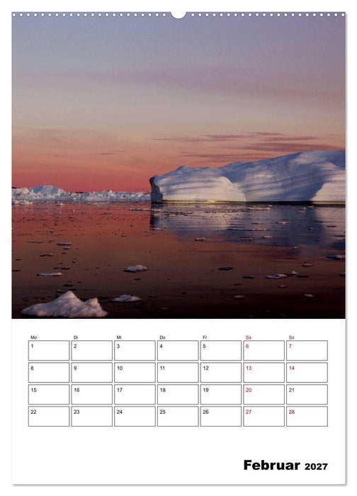 Die Eisberge von Ilulissat (CALVENDO Wandkalender 2027)