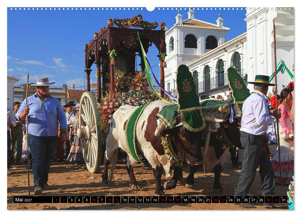 El Rocio - Andalusiens faszinierende Wallfahrt (CALVENDO Wandkalender 2027)
