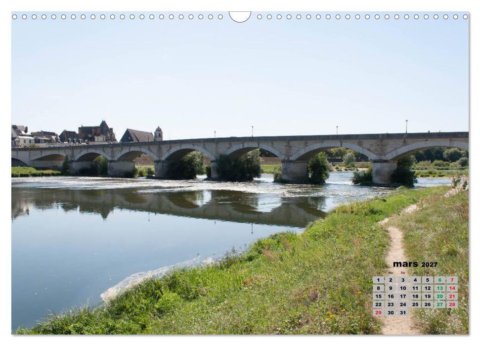 Bords de Loire Ville d'Amboise (CALVENDO Calendrier mensuel 2027)