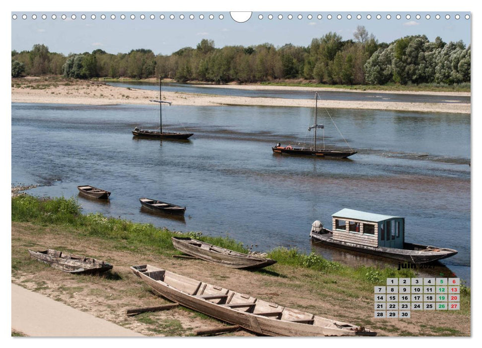 Bords de Loire Ville d'Amboise (CALVENDO Calendrier mensuel 2027)