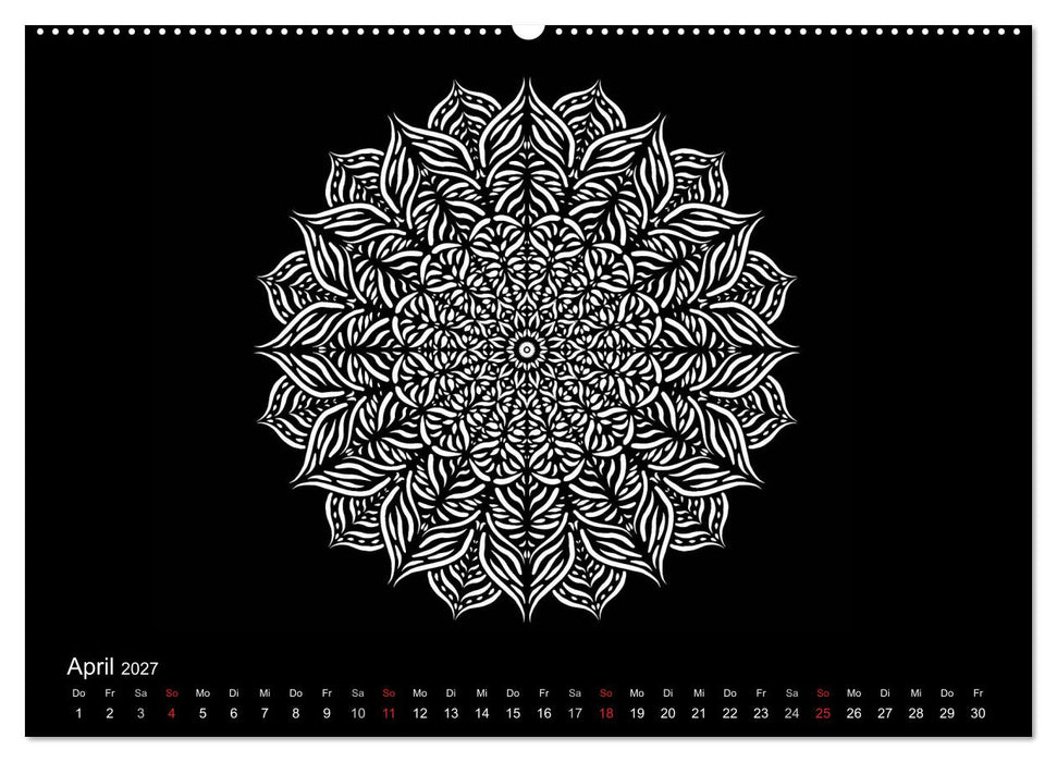 Entspannung und Ruhe durch Mandalas (CALVENDO Premium Wandkalender 2027)