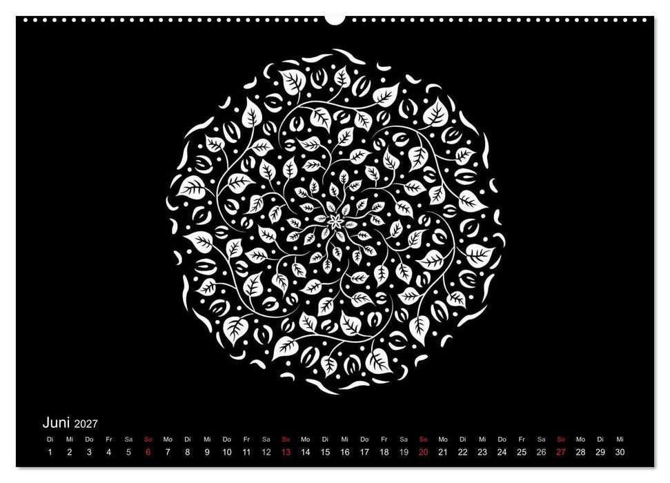 Entspannung und Ruhe durch Mandalas (CALVENDO Premium Wandkalender 2027)