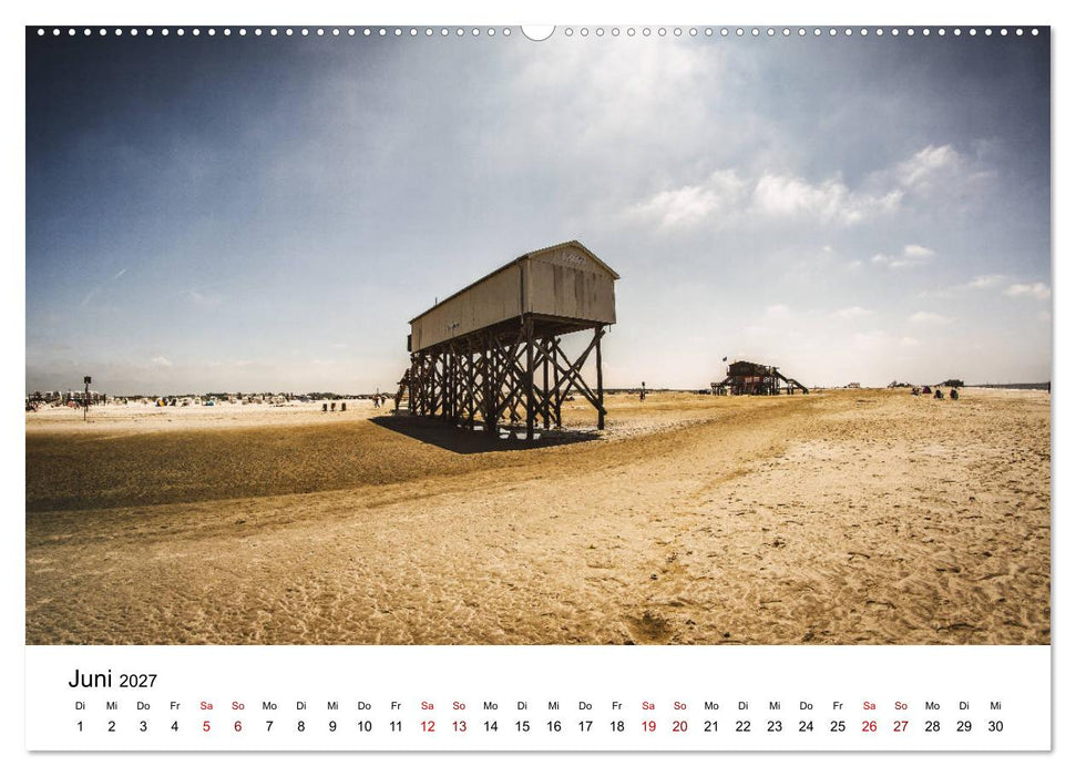 Sankt Peter-Ording. Licht, Schatten und Natur (CALVENDO Wandkalender 2027)