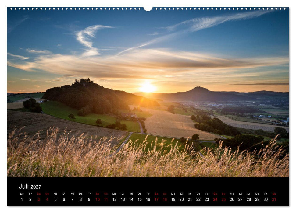Der Hegau - Wanderparadies am westlichen Bodensee (CALVENDO Premium Wandkalender 2027)