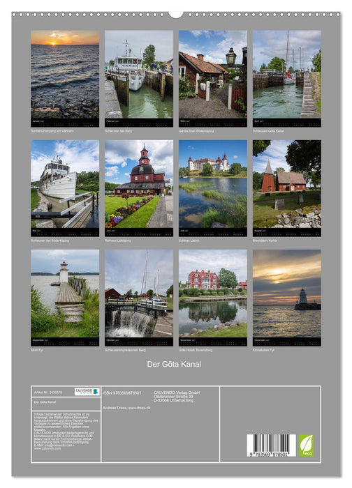 Der Göta Kanal (CALVENDO Premium Wandkalender 2027)