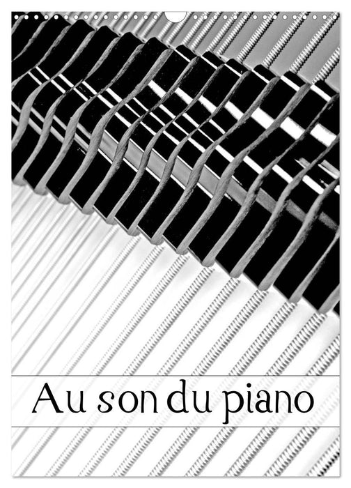 Au son du piano (CALVENDO Calendrier mensuel 2027)