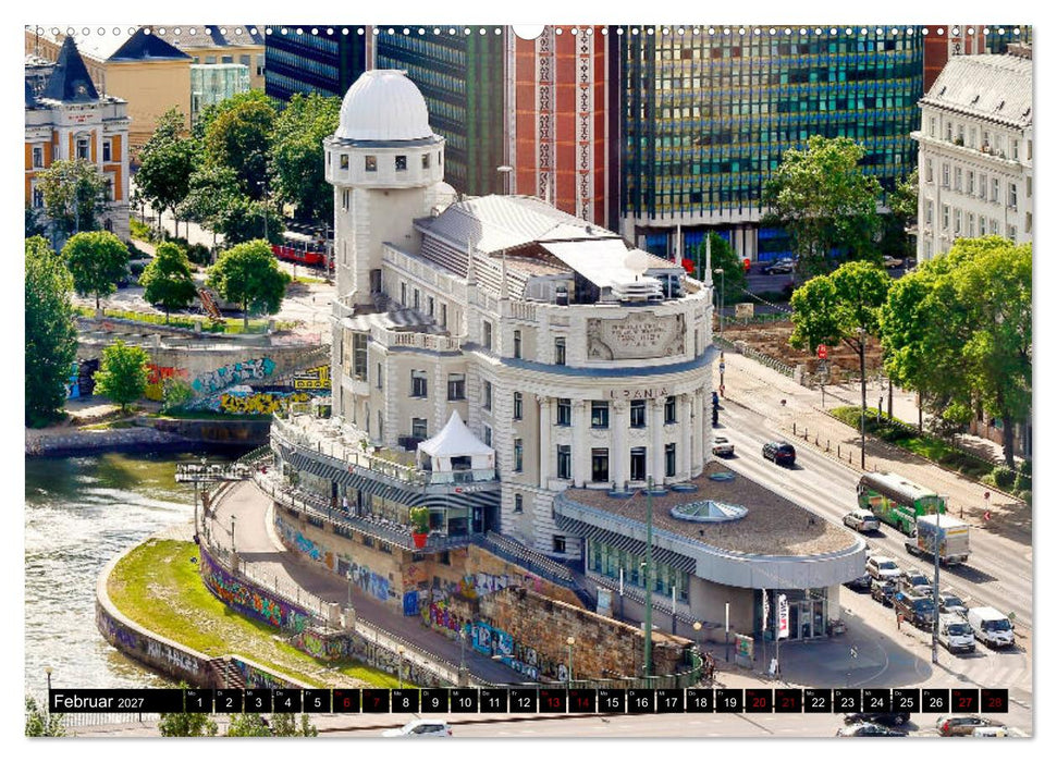 WIEN von oben (CALVENDO Premium Wandkalender 2027)