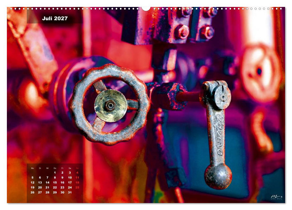 AUSSER BETRIEB - Industriekultur mit PopArt-Einflüssen (CALVENDO Premium Wandkalender 2027)